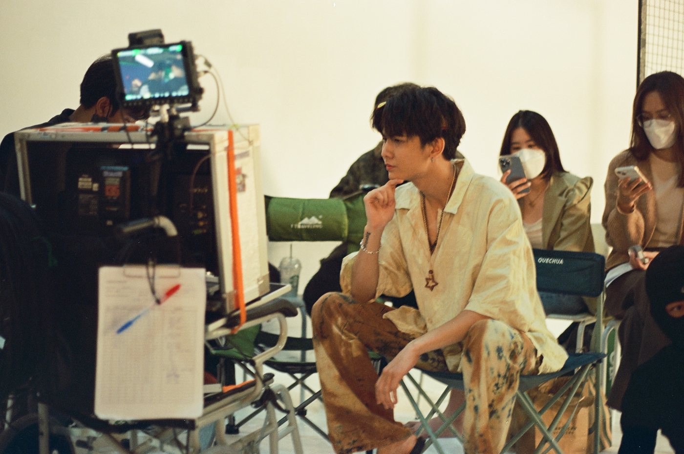 On set