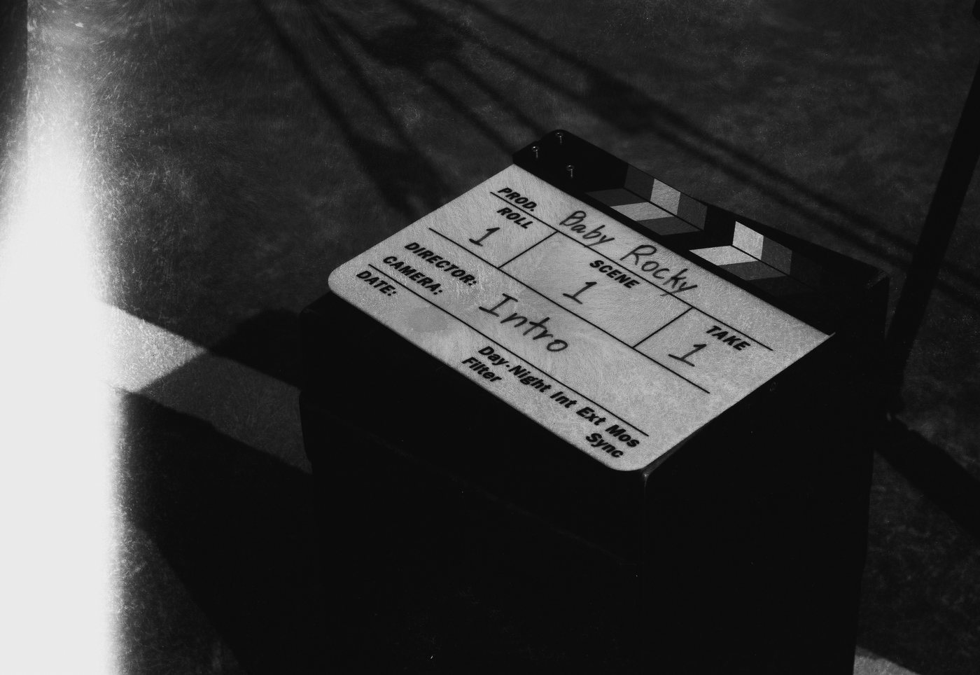 Clapperboard on a 22 HAUS production