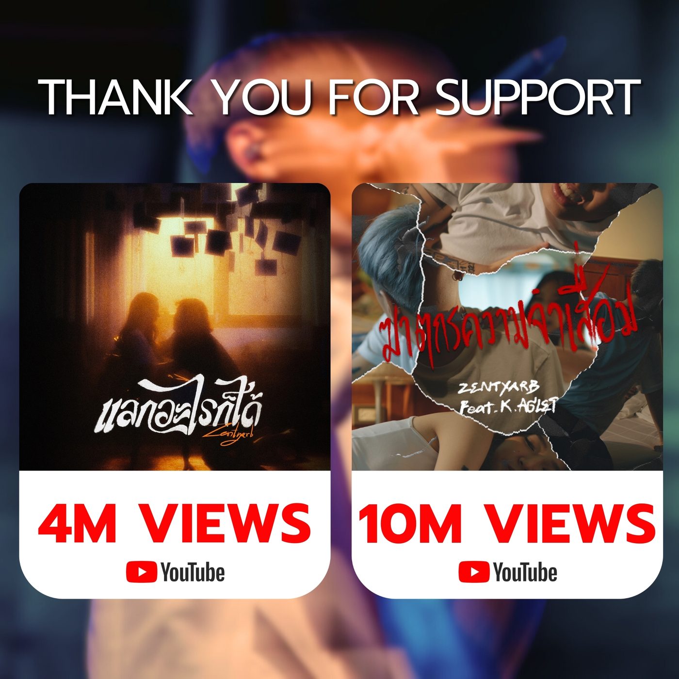 Milestone artwork ขอบคุณยอดวิว